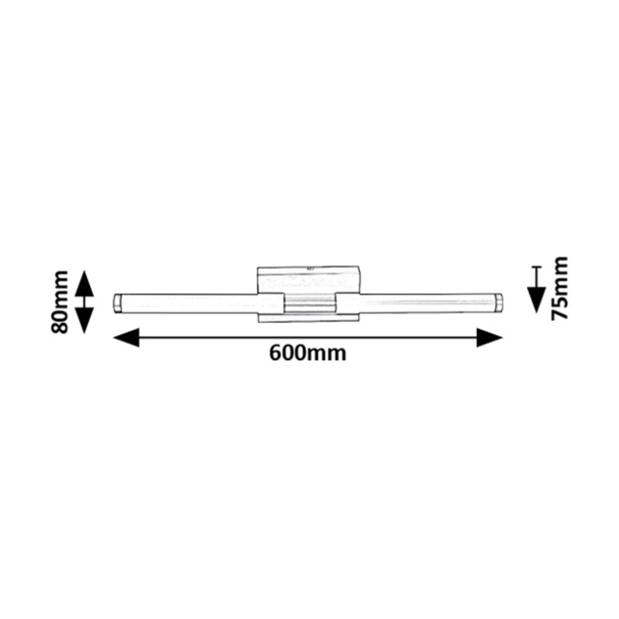 Rabalux - LED Seinavalgusti vannituppa LED/8W/230V 4000K IP44
