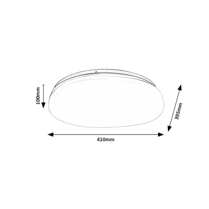 Rabalux - LED vannitoa laevalgusti LED/24W/230V IP44 läbimõõt 41 cm