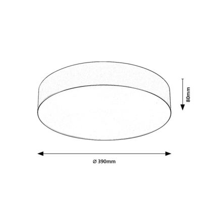 Rabalux - välitingimuste laevalgusti 3xE27/9W/230V Ø39 cm IP43 must
