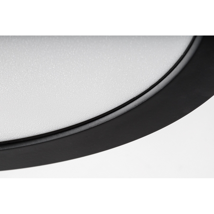 Rabalux - LED vannitoa laelamp LED/24W/230V Ø 22 cm IP44 must