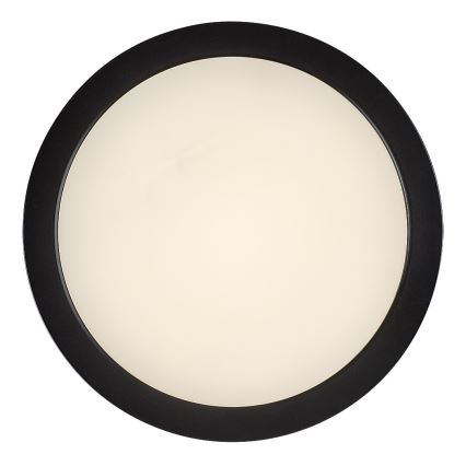 Rabalux - LED vannitoa laelamp LED/24W/230V Ø 22 cm IP44 must