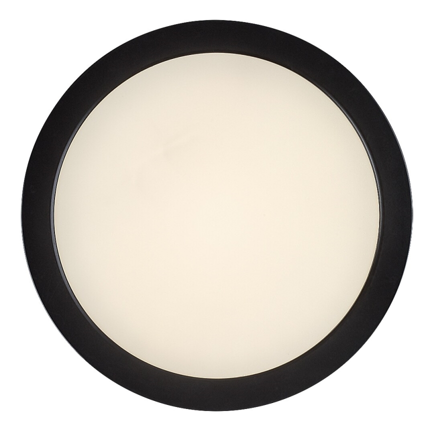 Rabalux - LED vannitoa laelamp LED/24W/230V Ø 22 cm IP44 must