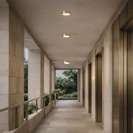 Rabalux - LED vannitoa laelamp, LED/7W/230V, läbimõõt 12 cm, IP44, kuldne