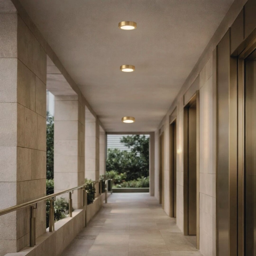 Rabalux - LED vannitoa laelamp, LED/7W/230V, läbimõõt 12 cm, IP44, kuldne