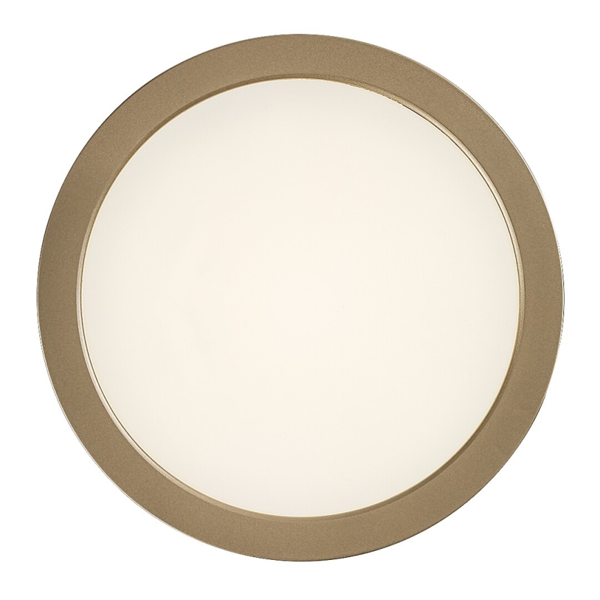 Rabalux - LED-vannitoa laelamp 24W/230V Ø 22 cm IP44 kuldne