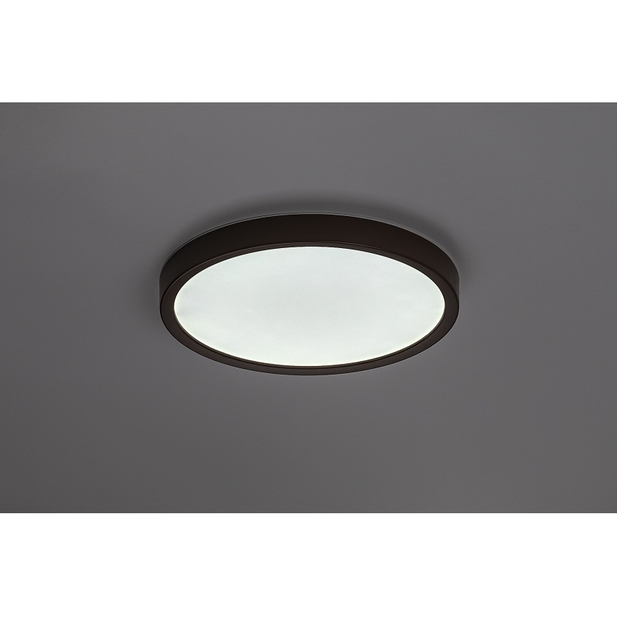 Rabalux - LED vannitoa laevalgusti LED/18W/230V 3000/4000/6000K läbimõõt 29 cm IP44 pruun