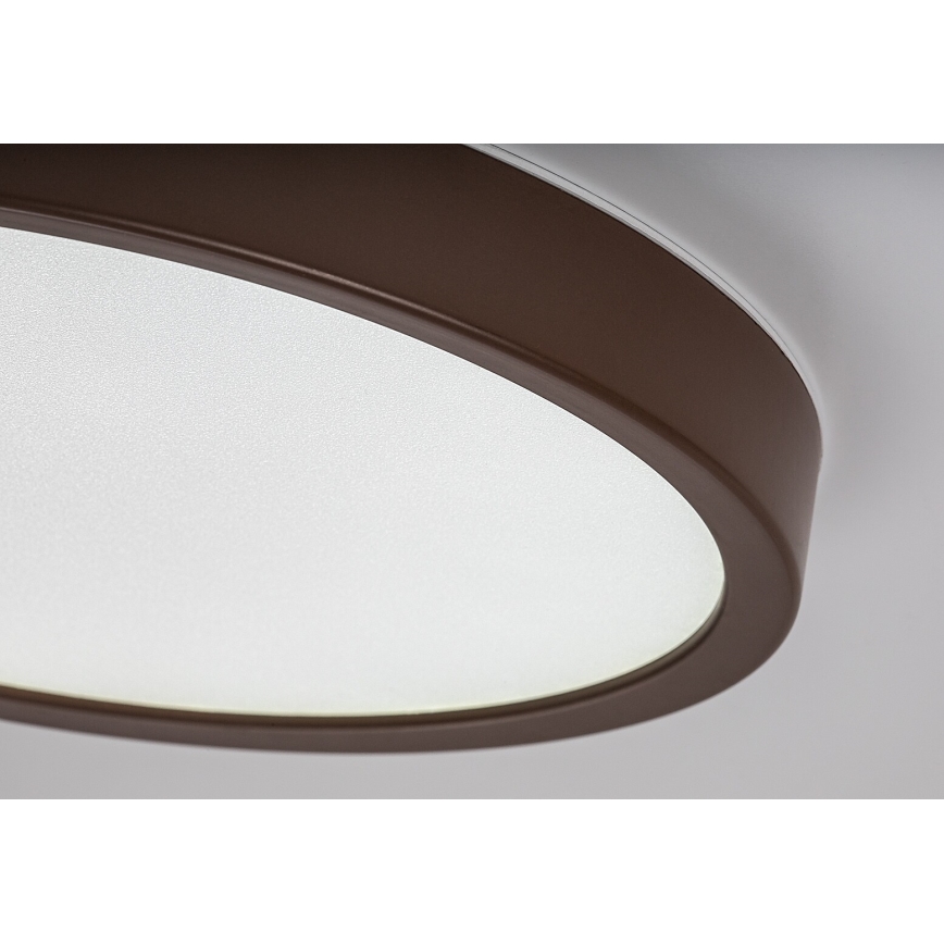 Rabalux - LED vannitoa laevalgusti LED/18W/230V 3000/4000/6000K läbimõõt 29 cm IP44 pruun