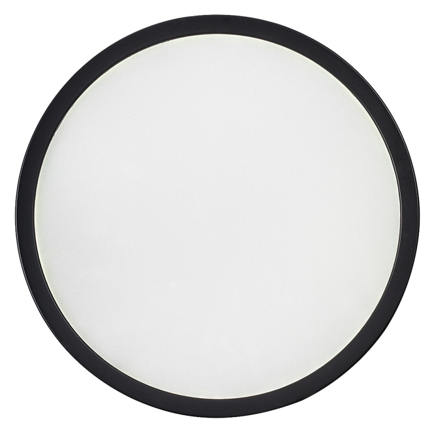 Rabalux - LED-vannitoa laevalgusti LED/18W/230V 3000/4000/6000K läbimõõt 29 cm IP44 must