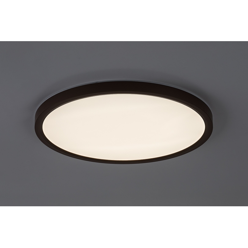 Rabalux - LED vannitoa laelamp LED/24W/230V 3000/4000/6000K läbimõõt 40 cm IP44 pruun