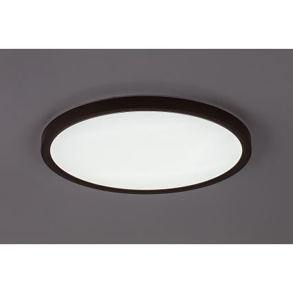 Rabalux - LED vannitoa laelamp LED/24W/230V 3000/4000/6000K läbimõõt 40 cm IP44 pruun