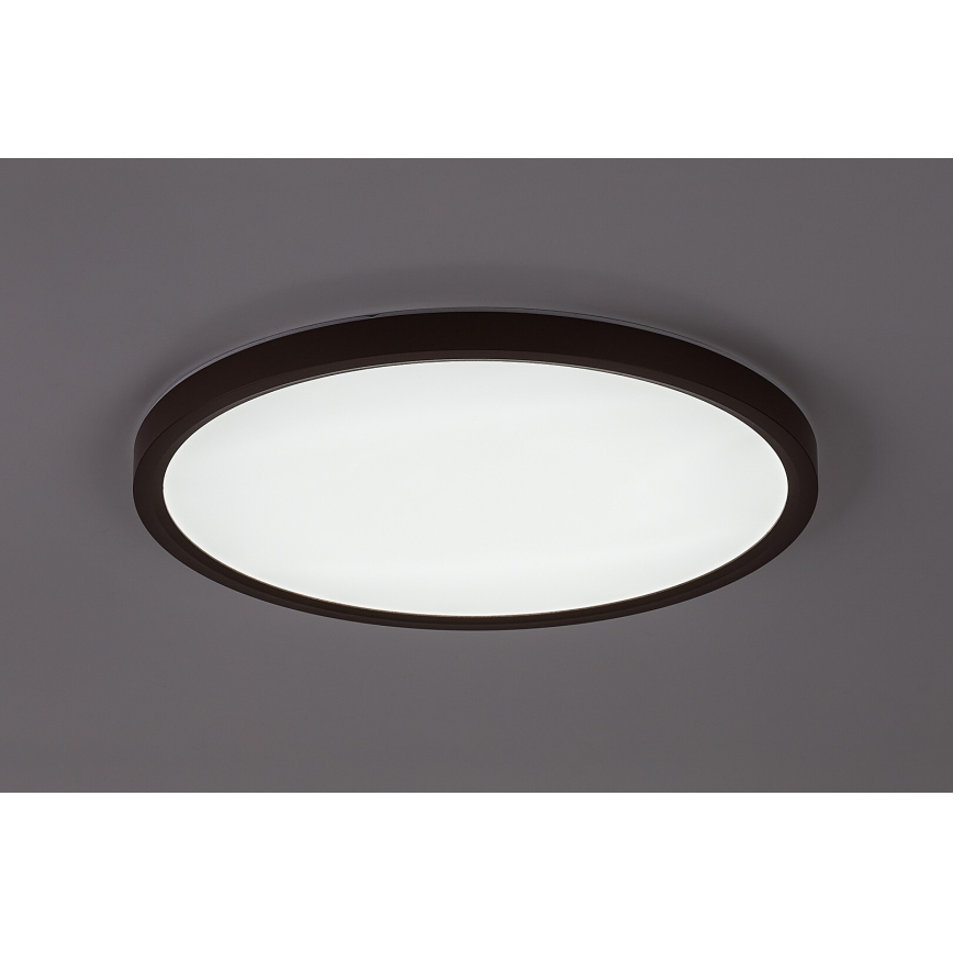 Rabalux - LED vannitoa laelamp LED/24W/230V 3000/4000/6000K läbimõõt 40 cm IP44 pruun