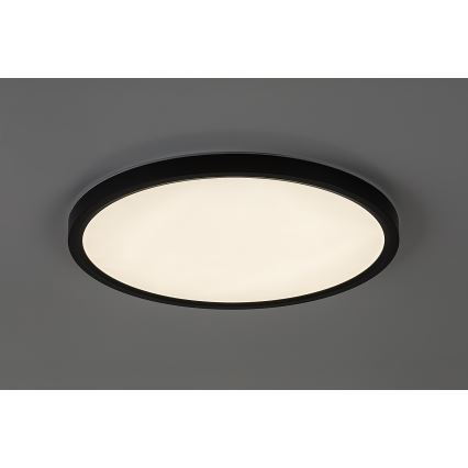 Rabalux - LED-vannitoa laelamp LED/24W/230V 3000/4000/6000K läbimõõt 40 cm IP44 must
