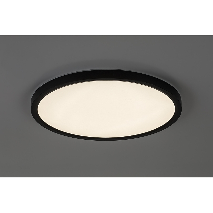 Rabalux - LED-vannitoa laelamp LED/24W/230V 3000/4000/6000K läbimõõt 40 cm IP44 must
