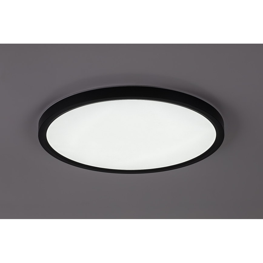 Rabalux - LED-vannitoa laelamp LED/24W/230V 3000/4000/6000K läbimõõt 40 cm IP44 must