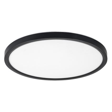 Rabalux - LED-vannitoa laelamp LED/24W/230V 3000/4000/6000K läbimõõt 40 cm IP44 must