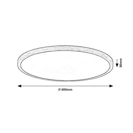 Rabalux - LED vannitoa laelamp LED/24W/230V 3000/4000/6000K läbimõõt 40 cm IP44 beež