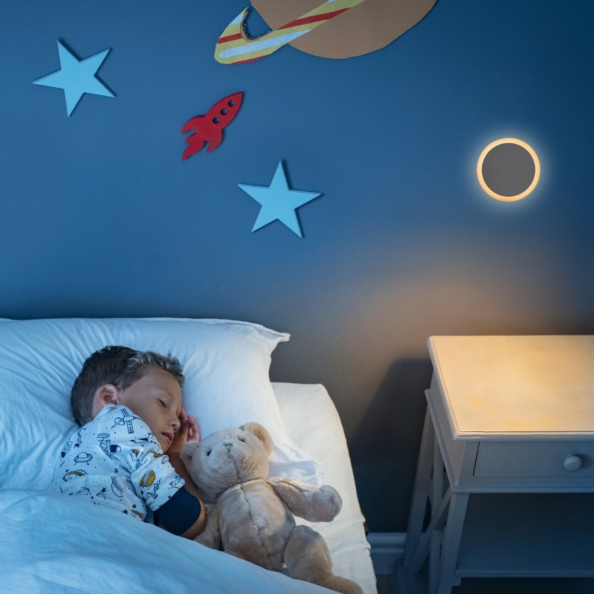 Rabalux - LED Öövalgusti pistikupessa koos hämardusanduriga LED/0,3W/230V 3000K