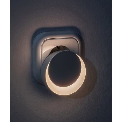 Rabalux - LED Öövalgusti pistikupessa koos hämardusanduriga LED/0,3W/230V 3000K
