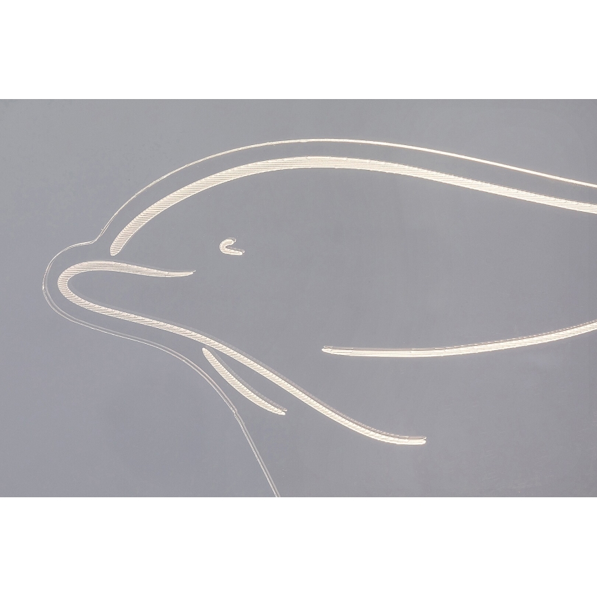 Rabalux - LED Väike laualamp lastetuppa LED/2W/5V 3000K delfiin pöök