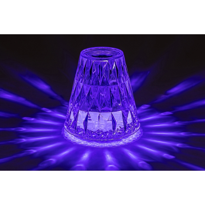 Rabalux - LED RGB Hämardatav laetav laualamp LED/2W/5V 3000K