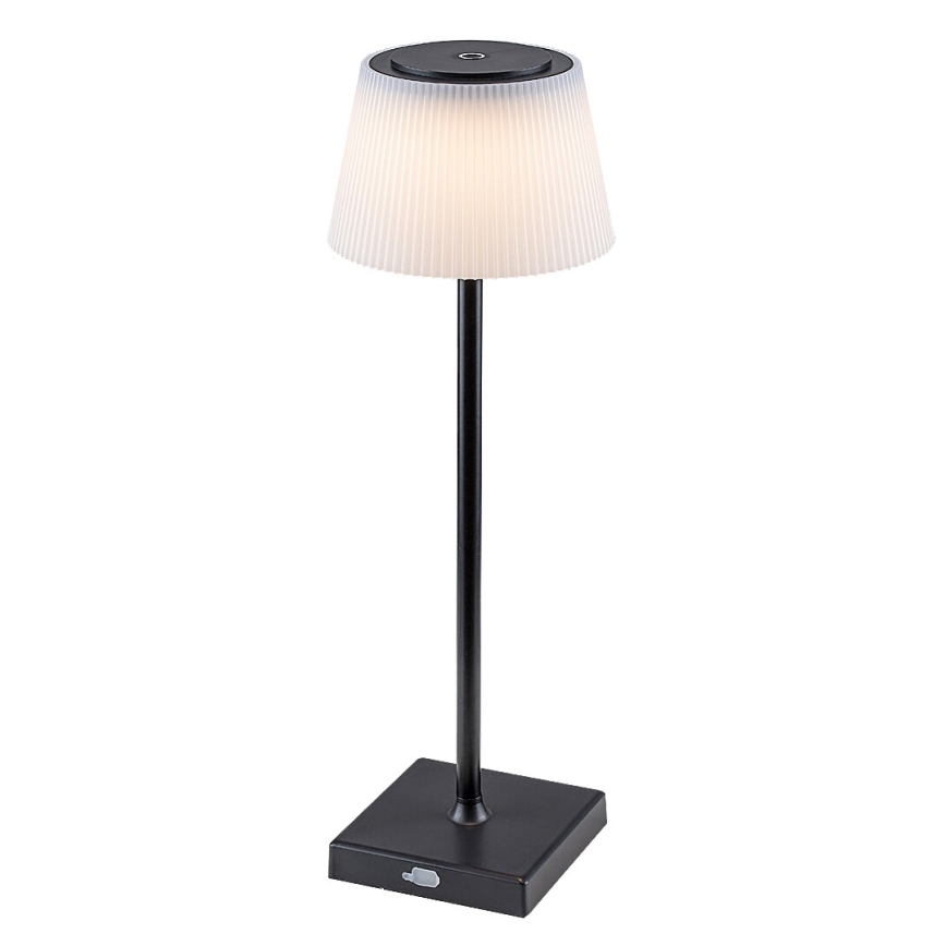 Rabalux - LED Hämardatav laetav laualamp LED/4W/3,7V 1800 mAh 3000-5000K IP44 must
