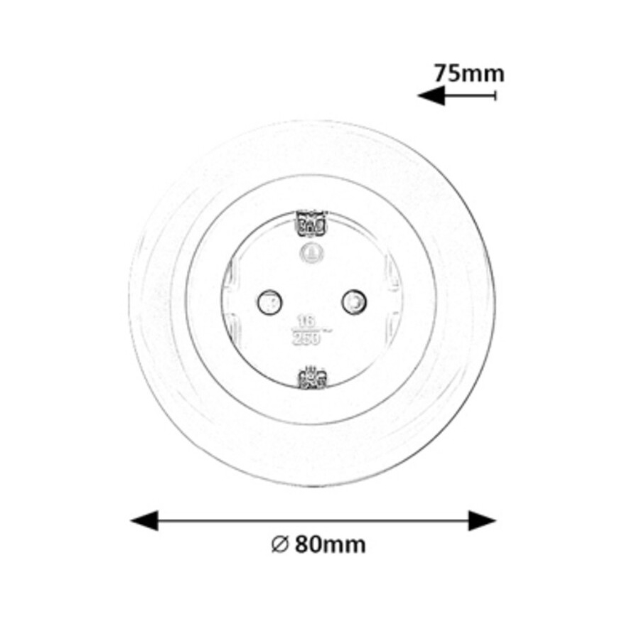 Rabalux - LED RGB Pistikupesa valgustusega LED/0,54W/230V 3000K