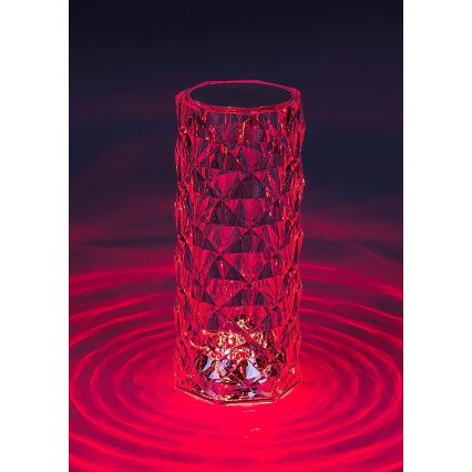 Rabalux 76015 - LED RGB Hämardatav laetav laualamp SIGGY LED/1,5W/3,7V 800 mAh