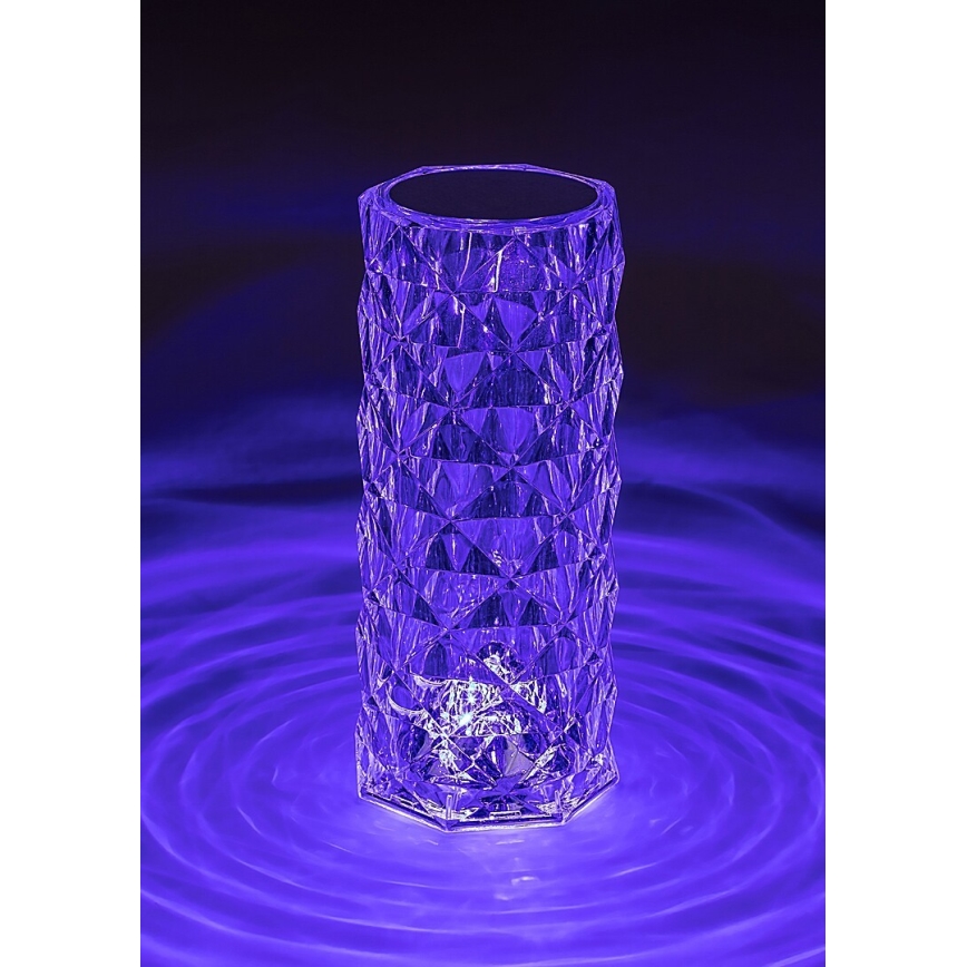 Rabalux 76015 - LED RGB Hämardatav laetav laualamp SIGGY LED/1,5W/3,7V 800 mAh