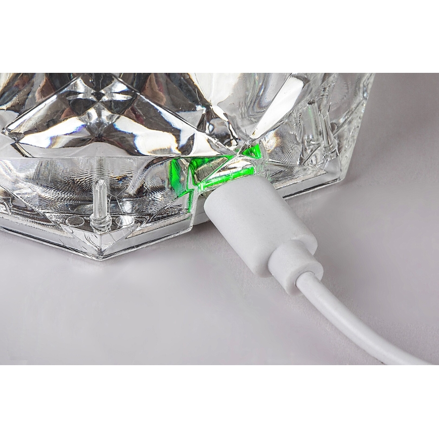 Rabalux 76015 - LED RGB Hämardatav laetav laualamp SIGGY LED/1,5W/3,7V 800 mAh