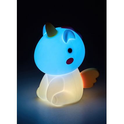 Rabalux - LED RGB Hämardatav puutetundlik laetav väike lamp lastetuppa LED/0,45W/5V