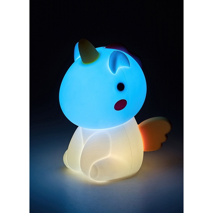 Rabalux - LED RGB Hämardatav puutetundlik laetav väike lamp lastetuppa LED/0,45W/5V