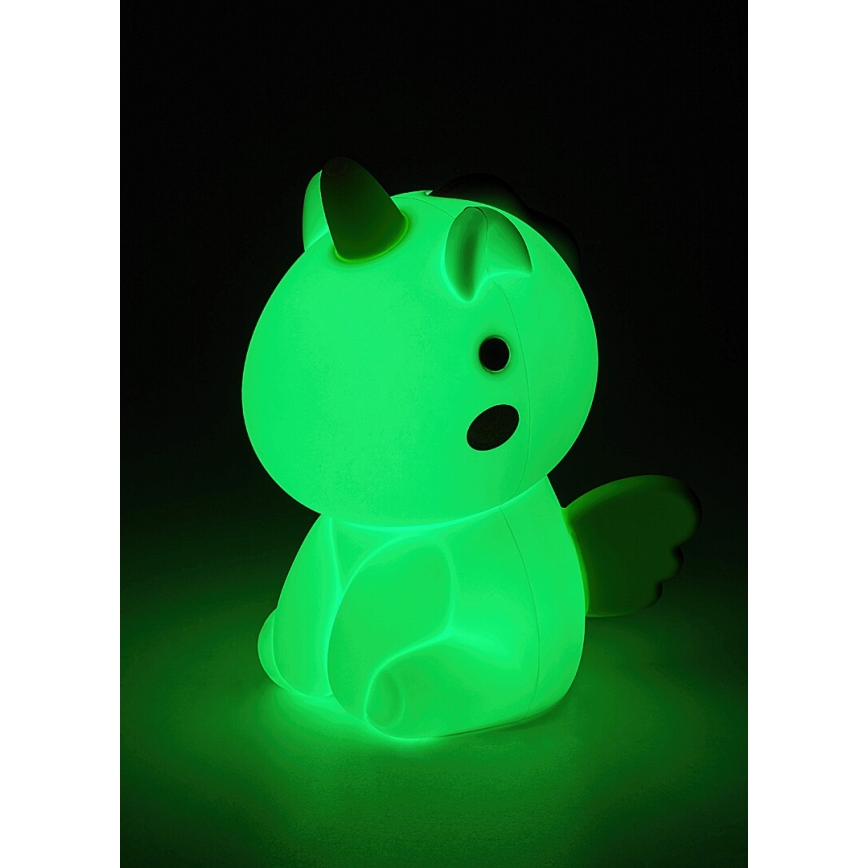 Rabalux - LED RGB Hämardatav puutetundlik laetav väike lamp lastetuppa LED/0,45W/5V