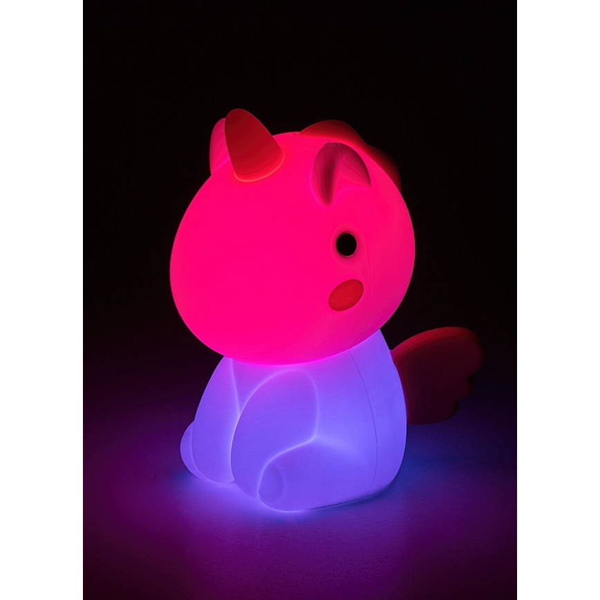 Rabalux - LED RGB Hämardatav puutetundlik laetav väike lamp lastetuppa LED/0,45W/5V