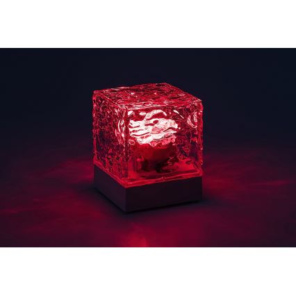 Rabalux - LED RGB Hämardatav laetav laualamp LED/1W/5V/3xAA + kaugjuhtimispult