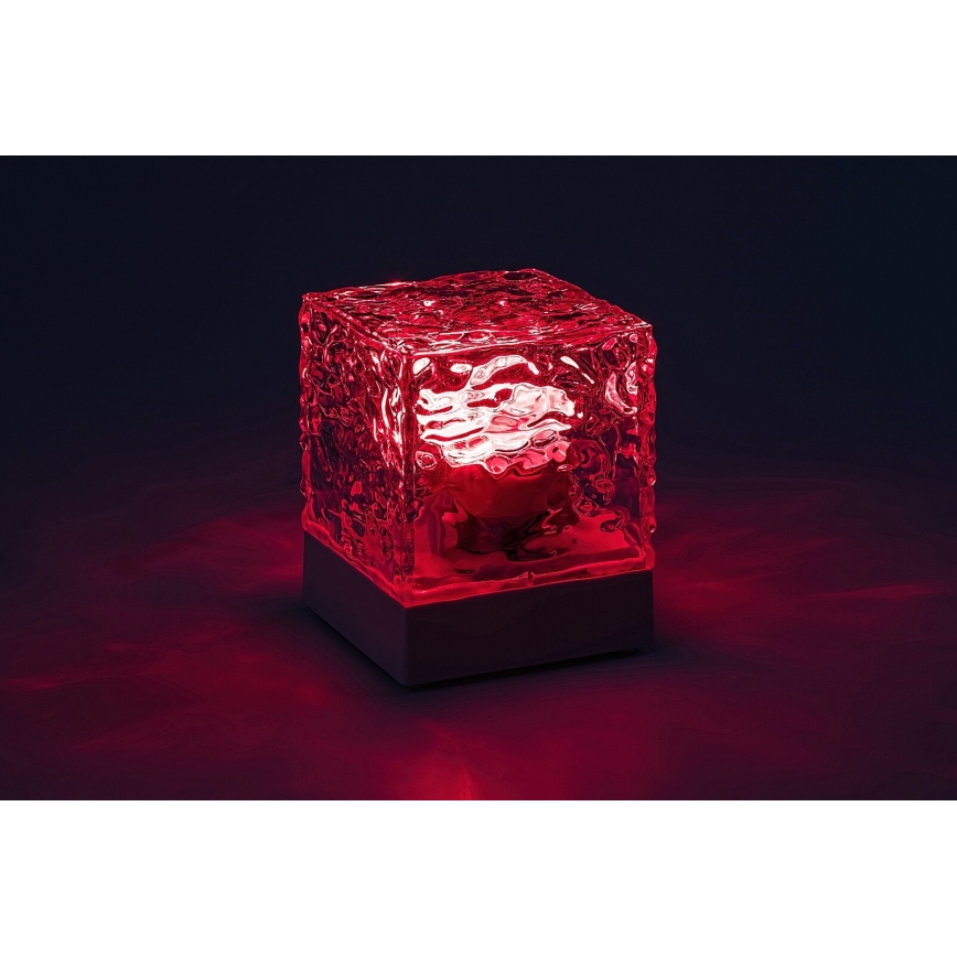 Rabalux - LED RGB Hämardatav laetav laualamp LED/1W/5V/3xAA + kaugjuhtimispult