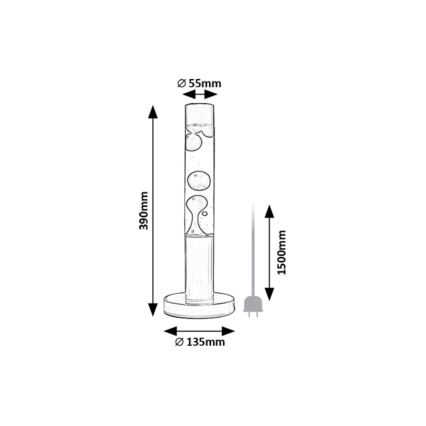 Rabalux - LED Laavalamp LED/25W/230V
