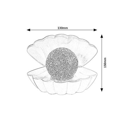 Rabalux - LED RGB dekoratiivlamp LED/0,8W/3xAAA