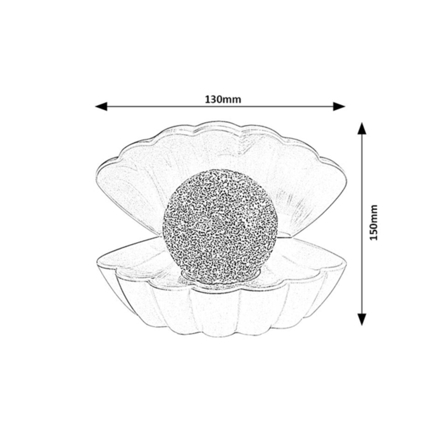 Rabalux - LED RGB dekoratiivlamp LED/0,8W/3xAAA