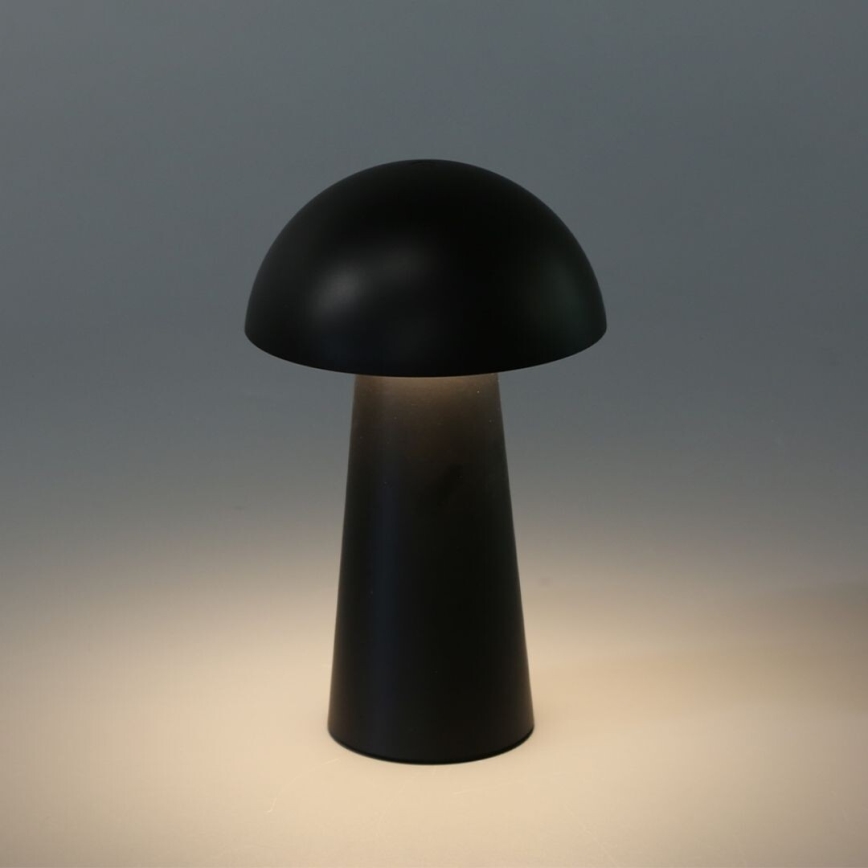 Rabalux - hämardatav puutetundlik laetav välilamp LED/1,5W/5V IP44 1200 mAh USB must