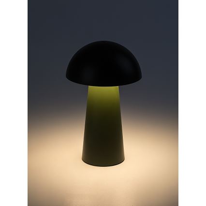 Rabalux - LED hämardatav puutetundlik laetav välisvalgusti LED/1,5W/5V IP44 1200 mAh USB roheline