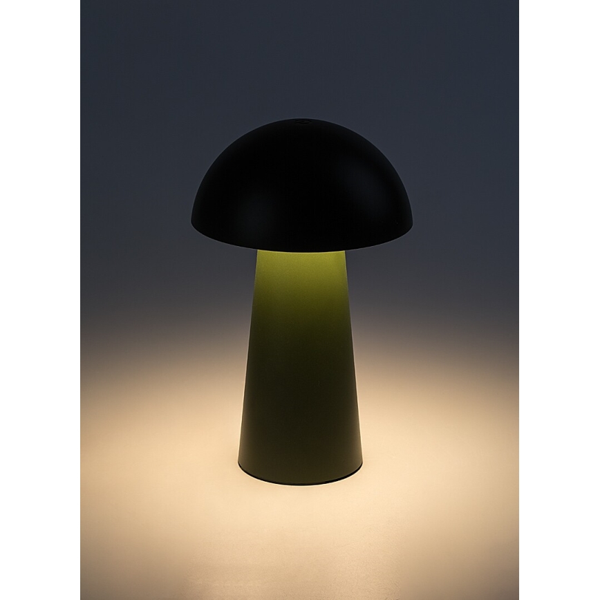 Rabalux - LED hämardatav puutetundlik laetav välisvalgusti LED/1,5W/5V IP44 1200 mAh USB roheline