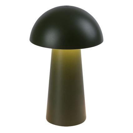 Rabalux - LED hämardatav puutetundlik laetav välisvalgusti LED/1,5W/5V IP44 1200 mAh USB roheline