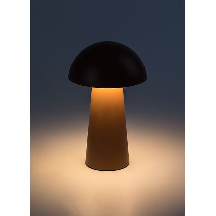 Rabalux - LED hämardatav puutetundlik laetav välisvalgusti LED/1,5W/5V IP44 1200 mAh USB pruun