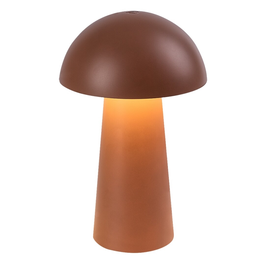 Rabalux - LED hämardatav puutetundlik laetav välisvalgusti LED/1,5W/5V IP44 1200 mAh USB pruun