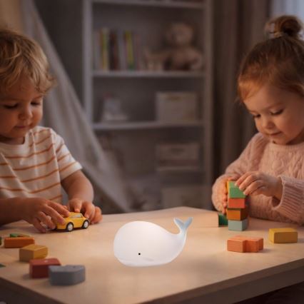 Rabalux - LED RGB puutetundlik öövalgusti LED/0,05W/1xCR2032 vaal