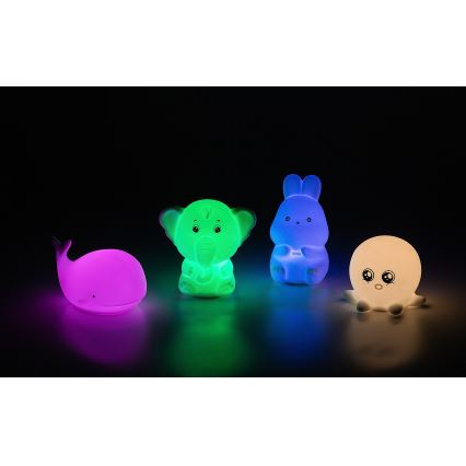 Rabalux - LED RGB puutetundlik öölamp LED/0,05W/1xCR2032 elevant