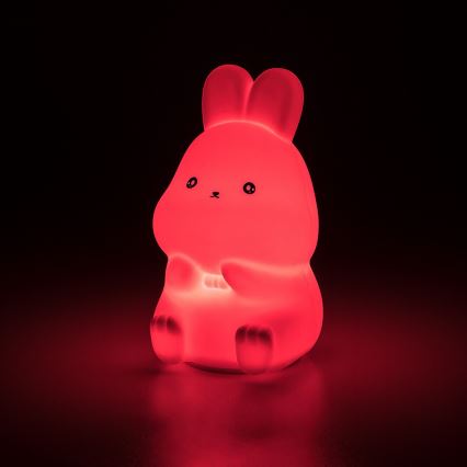 Rabalux - LED RGB puutetundlik öölamp LED/0,05W/1xCR2032 jänes