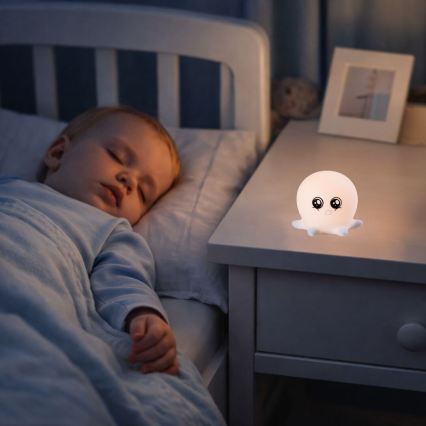 Rabalux - LED RGB puutetundlik öölamp LED/0,05W/1xCR2032 kaheksajalg