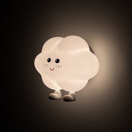 Rabalux - hämardatav, laetav ja puutetundlik laste LED-öölamp LED/2,7W/5V 200 mAh pilv