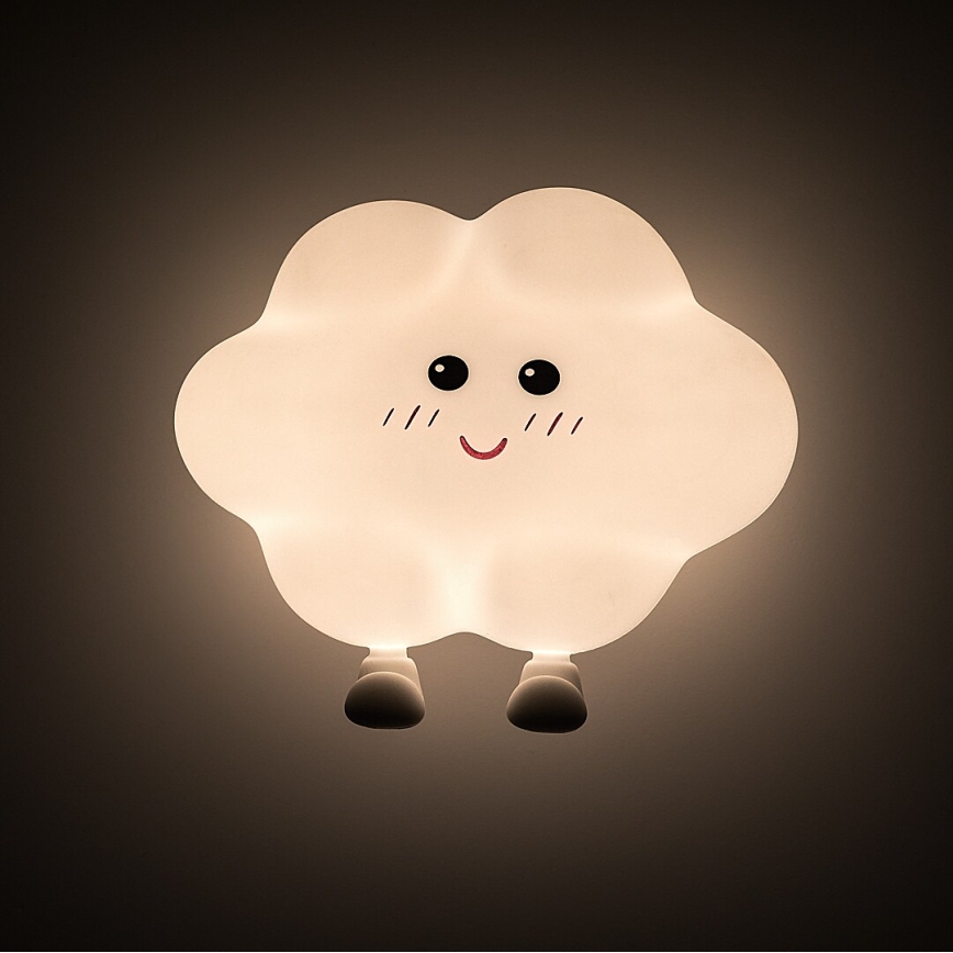 Rabalux - hämardatav, laetav ja puutetundlik laste LED-öölamp LED/2,7W/5V 200 mAh pilv